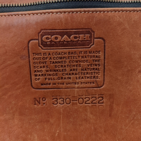 Vintage Coach Jackson Bucket №9912 in British Tan - Picture 6 of 6